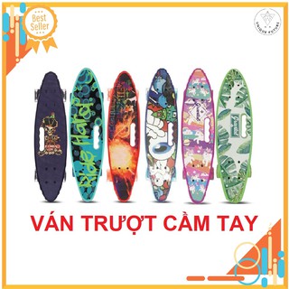 Ván trượt thể thao xách tay Hand Skateboard - Bánh xe có đèn