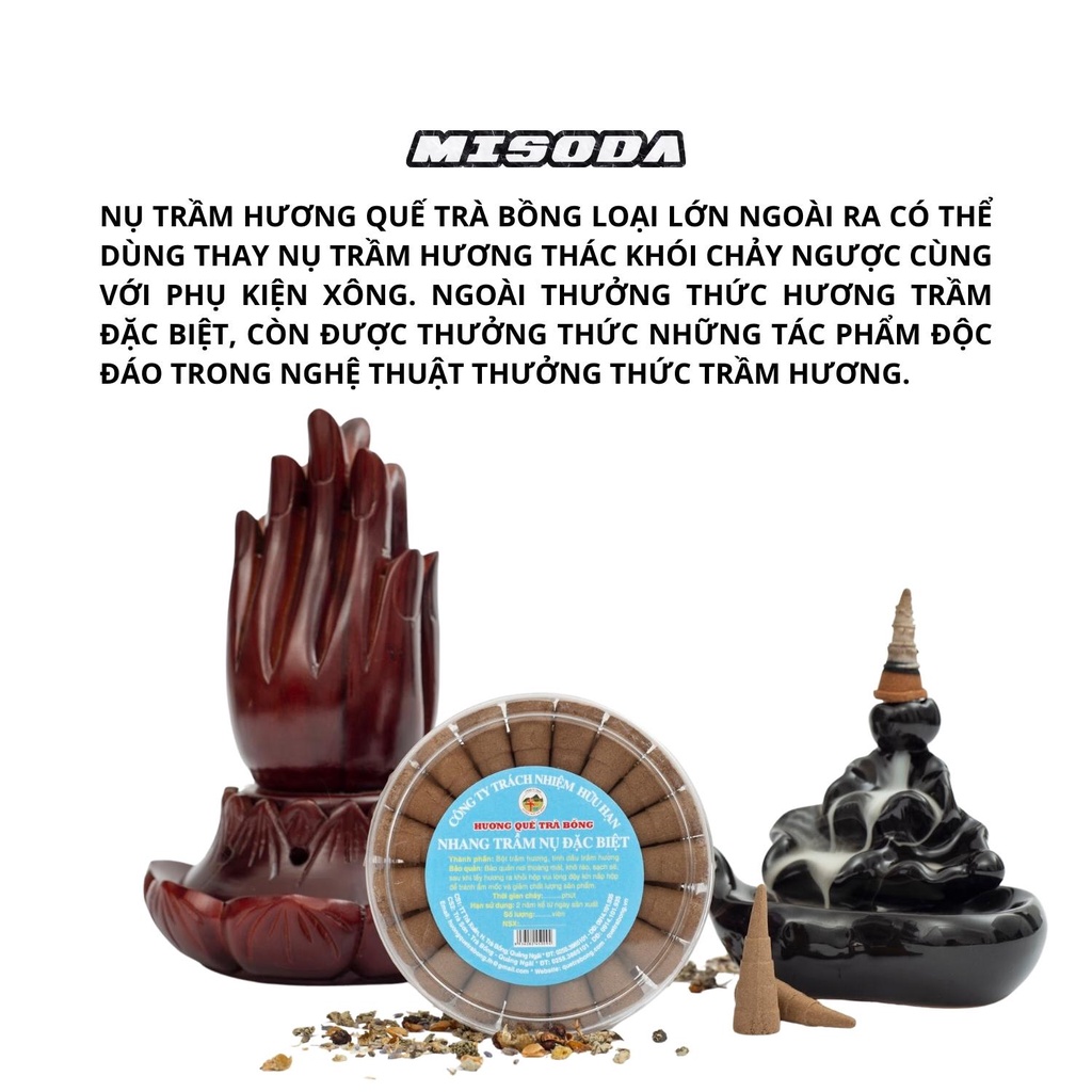 Nụ trầm viên Hương Quế Trà Bồng, tỷ lệ tinh dầu cao, hương thơm dễ chịu, an toàn sức khỏe