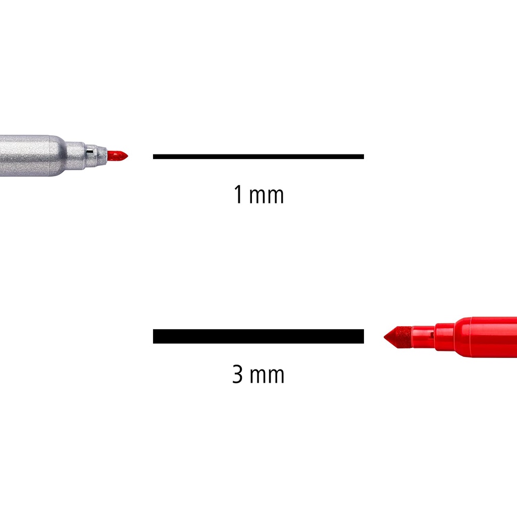 Bút dạ màu 2 đầu cao cấp Staedtler 320NWP ( 10 màu và 12 màu)