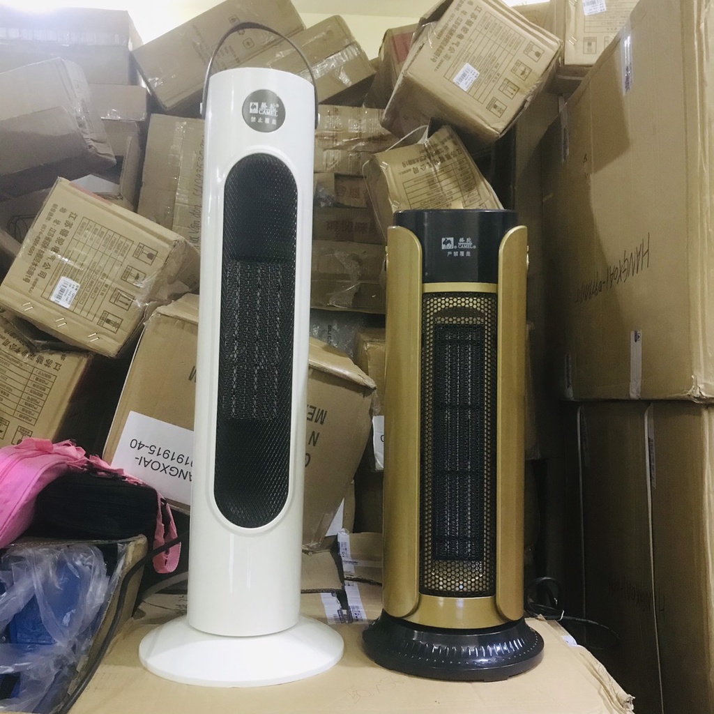 Quạt sưởi gốm máy sưởi làm ấm không khí công suất 2000W camel 3 cấp độ nhiệt an toàn cho người già trẻ nhỏ V700