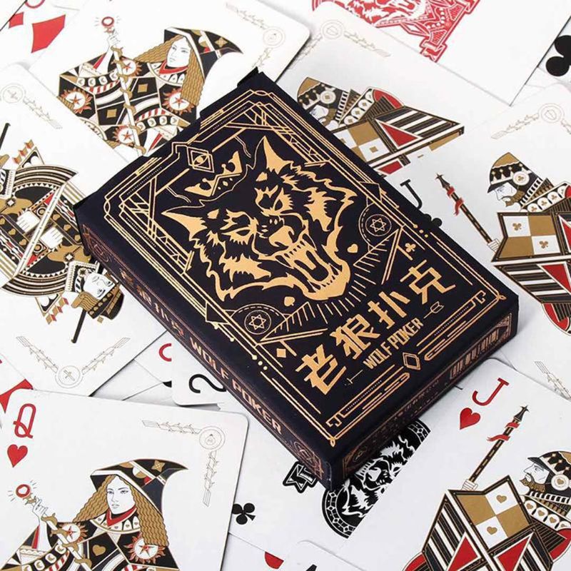 Bộ bài 54 lá poker kết hợp với ma sói đẹp mắt trò chơi gia đình trong các bữa tiệc