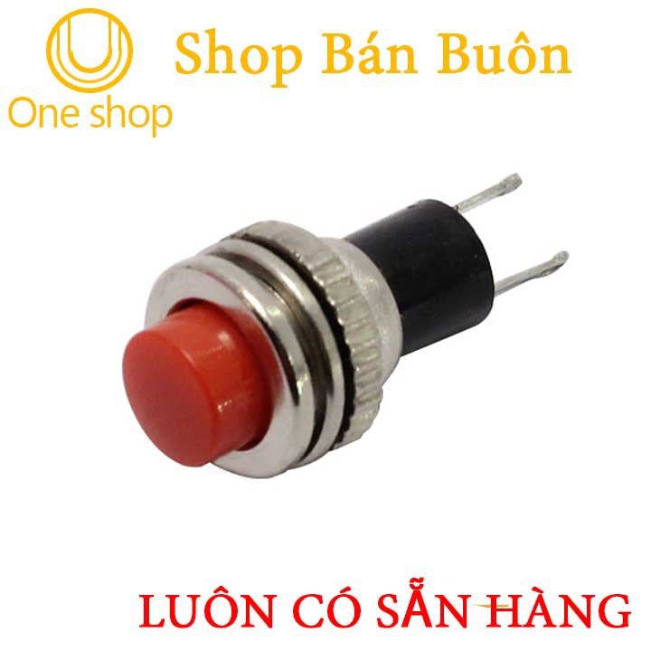 Combo 5 Nút nhấn reset, nút đề sắt nhỏ 6mm 2 chân cao cấp