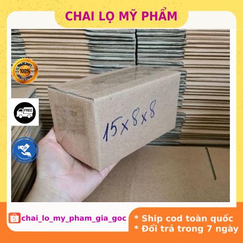 [GIÁ TỐT NHẤT] [15x8x8] Thùng Hộp Carton Đóng Gói Hàng , phụ kiện du lịch