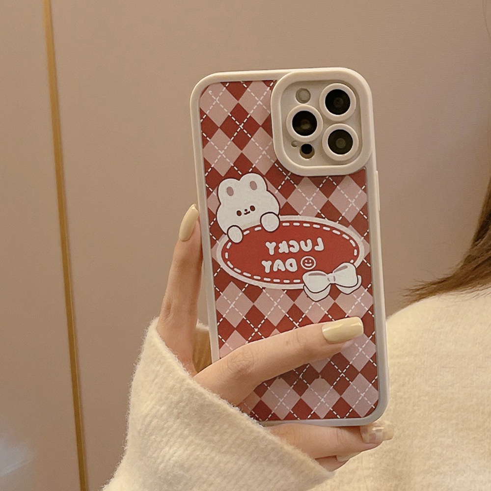 ốp iphone 11 Ốp điện thoại TPU họa tiết caro cho iPhone 11 Pro Max X Xr Xs Max 7 8 Plus Se 2020 12 pro max 12 mini 13 pro max 13 mini