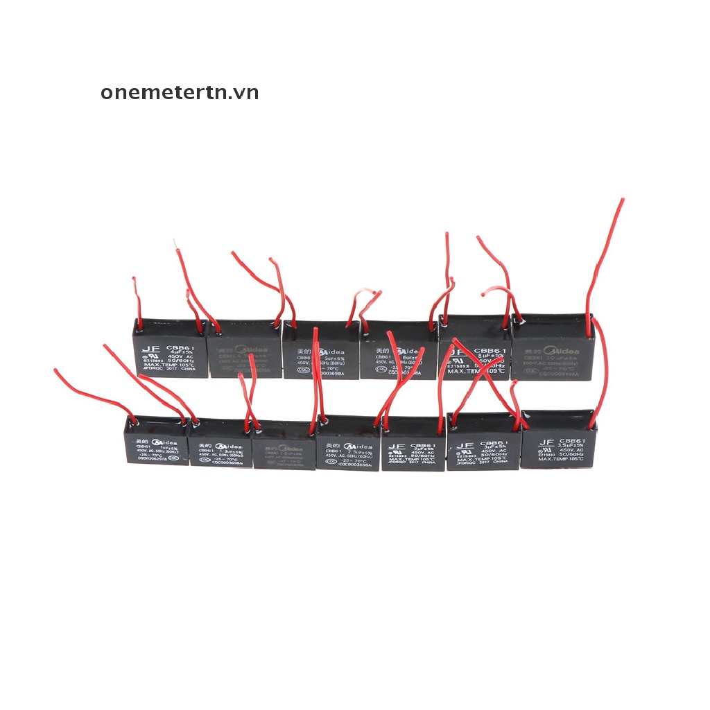 Tụ Điện Động Cơ Quạt Trần onemetertn CBB61 450V 1-10uF