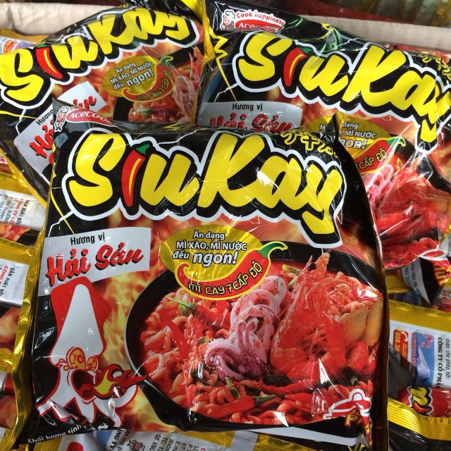 Mì Siêu Cây Hải Sản Siêu ngon 128g