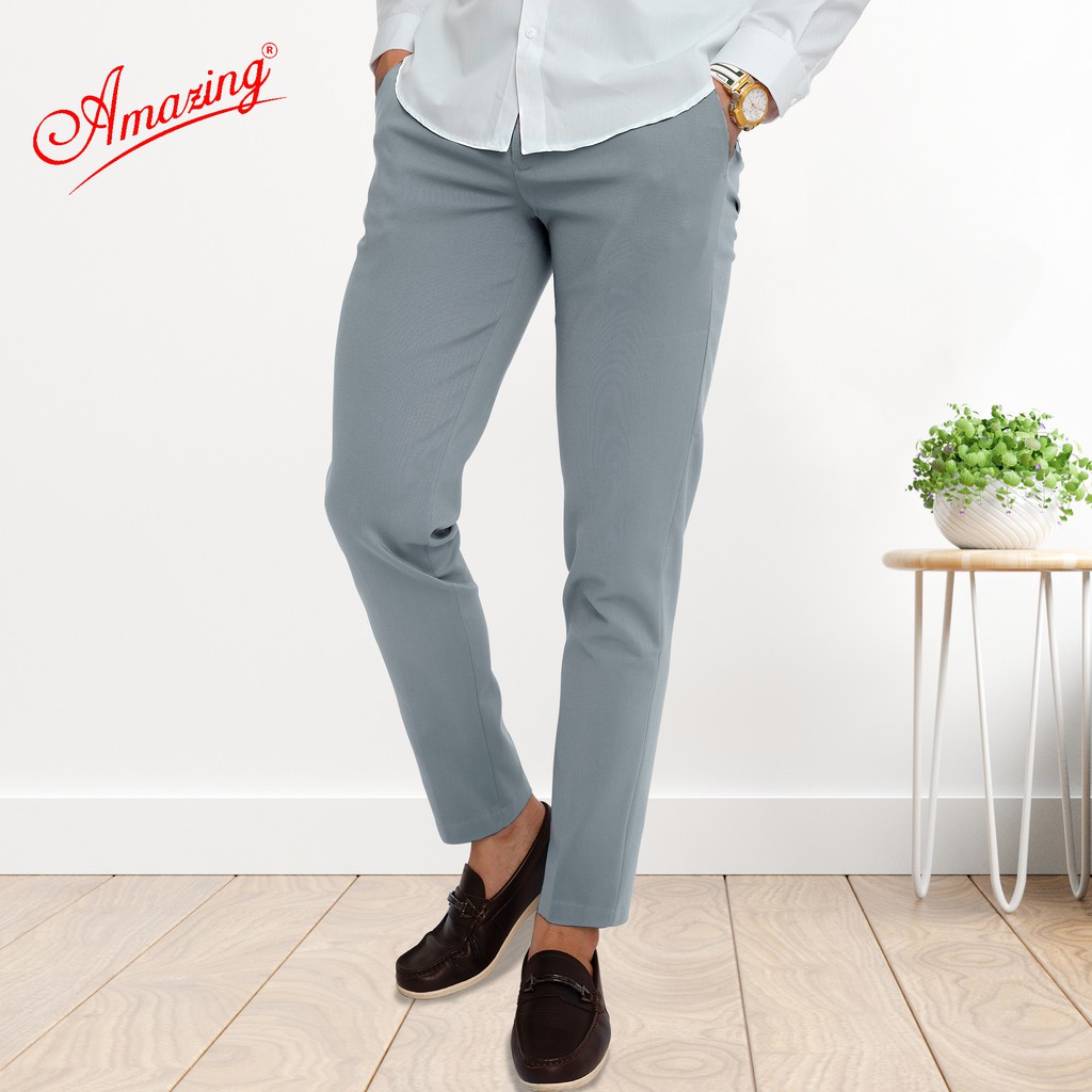 Quần tây nam công sở Amazing, form body slimfit, style Hàn Quốc ôm gọn, ống nhỏ, vải co giãn - HÀNG MỚI VỀ