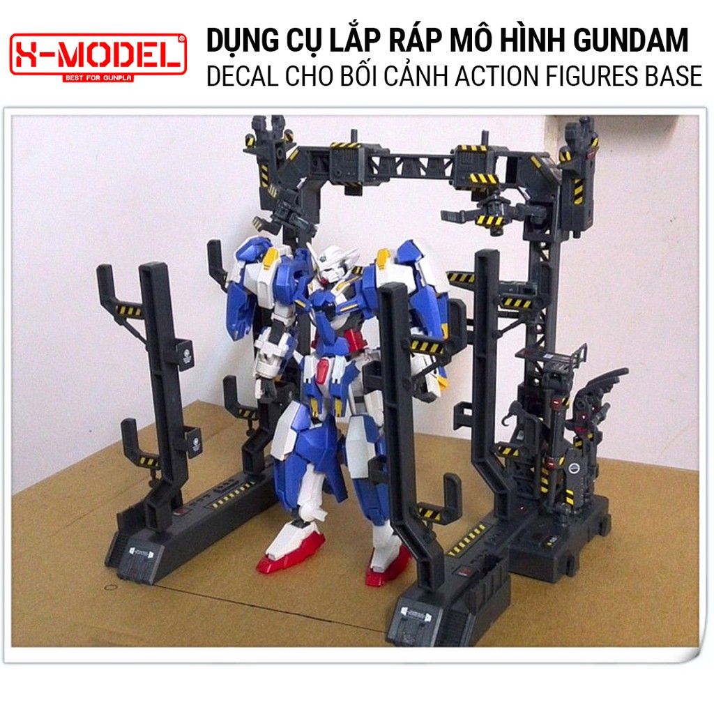 Decal cho bối cảnh  TY01 Smal; TY02 Large cho Figure Base Action Base, dụng cụ lắp ráp mô hình gundam XMODEL