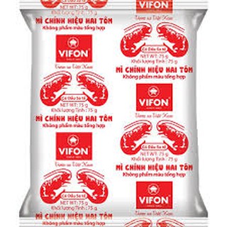 THÙNG 30 GÓI MÌ 2 TÔM/ HAI TÔM VIFON 75G