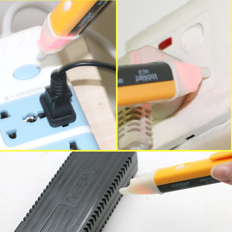Bút thử điện cảm biến AC 90-1000V không cần pin tiện lợi
