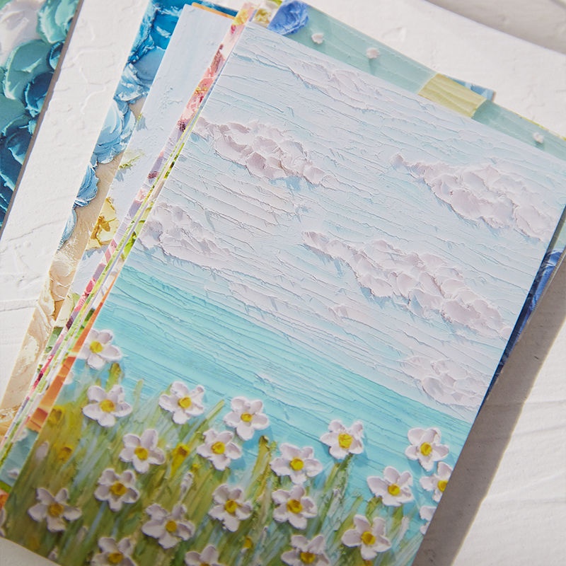 Set 30 Tấm Bưu Thiếp Dán Tường Trang Trí 14.3*9.3CM