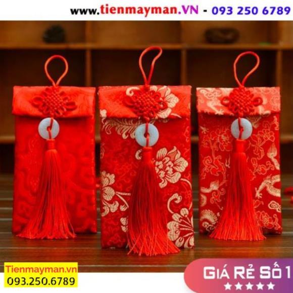 [GIÁ SỈ] Bao Lì Xì Vải Gấm Cao Cấp - Bao Dọc - Bao Ngang