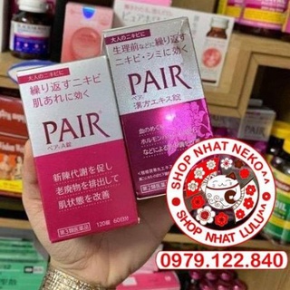 Viên uống Pair A giảm mụn bọc, mụn viêm, mụn trứng cá, mụn nội tiết Nhật Bản nội địa