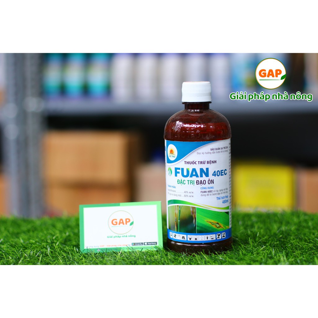 Chế phẩm FUAN 40 EC 480ml trị bệnh đạo ôn trên lúa