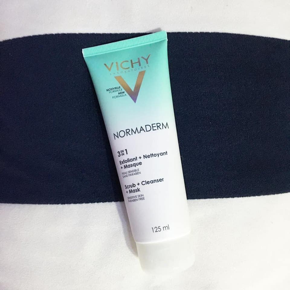 [SĂN SALE CÓ SẴN] VICHY NORMADERM 3IN1 - 3 công dụng trong 1 tuýp kem: TẨY TẾ BÀO CHẾT- SỮA RỬA MẶT- MẶT NẠ 125ml