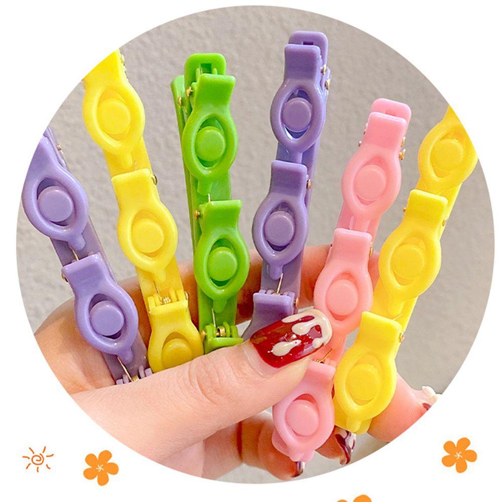 Kẹp Tóc Bện Màu Sắc Ngọt Ngào Thời Trang Cho Nữ