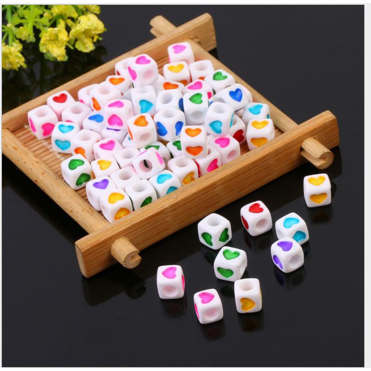 nhựa có lỗ, nguyên liệu vòng tay, vòng cổ, xâu chuỗi handmade