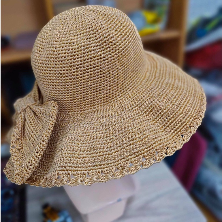 ⚡GIÁ SỐC⚡ Nón handmade rộng vành nơ kiền thân-AVN