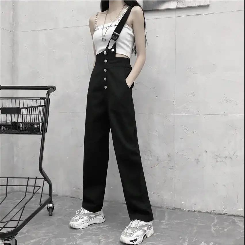 [Nhập Khẩu Loại 1] Quần Yếm KaKi Jean Ống Xuông Cá Tính | BigBuy360 - bigbuy360.vn