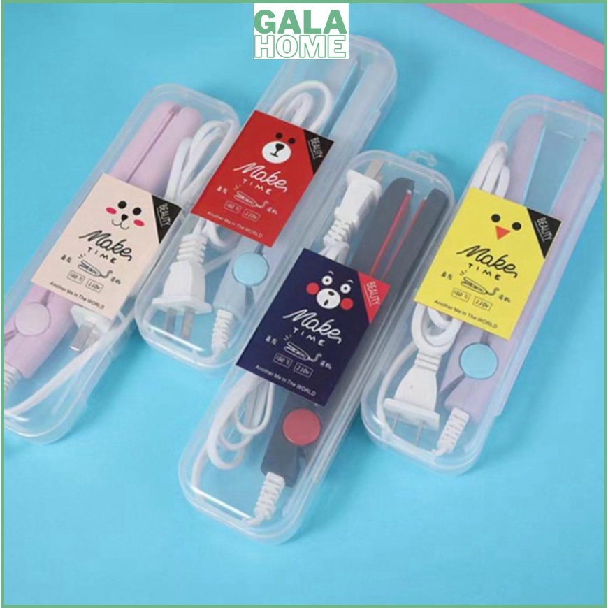 Máy uốn tóc mini Máy làm tóc mini hình thú cute nhỏ gọn tiện lợi GALA HOME