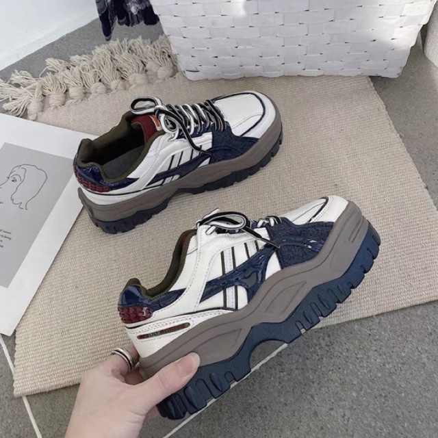 Giày Sneaker Đế Độn Phiên Bản Hàn Quốc Tăng Chiều Cao