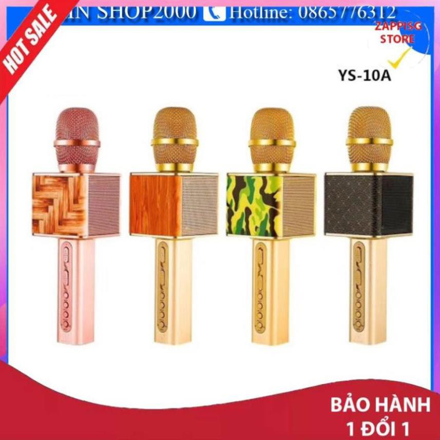 ✔️ Micro karaoke bluetooth,Mic YS-10A  - Bảo hành 1 đổi 1 [MUA BAO NHIÊU TẶNG BẤY NHIÊU]