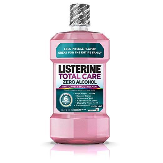 Nước súc miệng Listerine Total Care Zero Anticavity Mouthwash, Fresh Mint