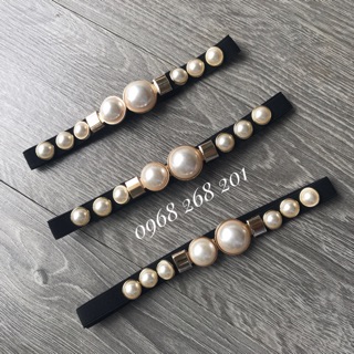 Nịt váy đính ngọc thun bản nhỏ