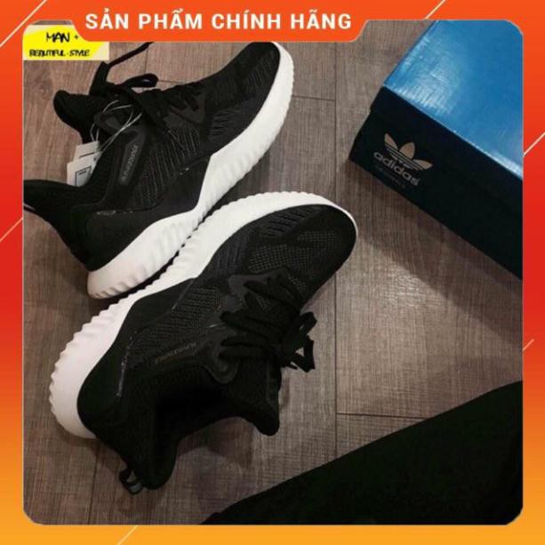 FREE SHIP hàng cao cấp (Hot trend 2018) giày thể thao ALPHABOUNCE BEYOND đen đế trắng Cực Đẹp . :