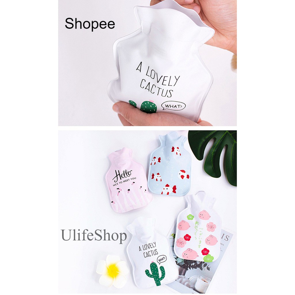 Túi sưởi mini hình cute 3 lớp