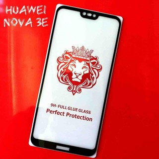Miếng dán cường lực huawei nova 3e 5d full cứng full keo màu đen