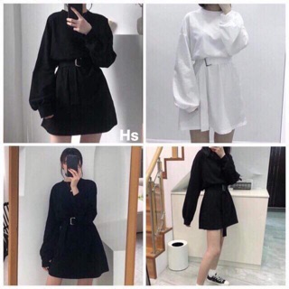 Chuẩn váy khuy đai bụng tay dài hsu1 loại 1