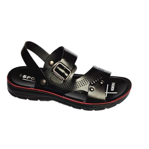 Dép Da Nam Đế Cao Su Đúc Nguyên Khối Cao Cấp, Dép quai hậu nam