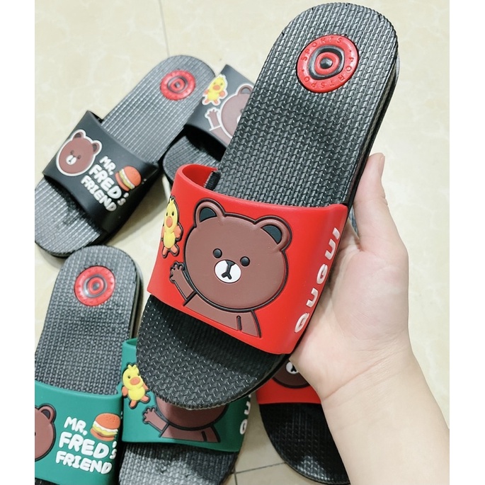 dép nữ - dép gấu QQ siêu cute
