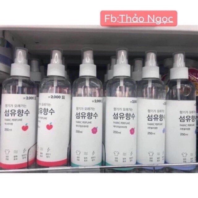 Xịt thơm quần áo