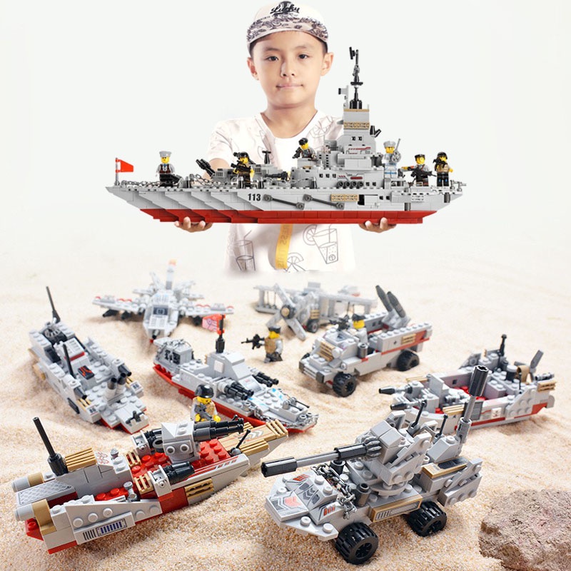 Bộ đồ chơi lắp ráp lego tàu chiến hạm quân sự khổng lồ, lego tàu chiến tuần tra hải quân 1000CT đồ chơi cho bé trai