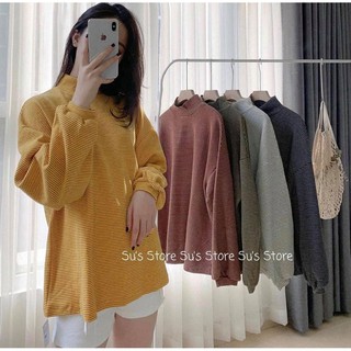 Áo len nỉ quảng châu cổ 3 phân