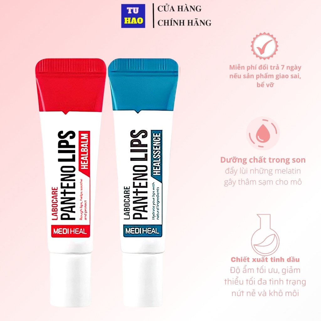 Son Dưỡng chuyên dùng cho môi khô nứt nẻ Mediheal Labocare Panteno Lips Healbalm 10ml ( Dùng Ban Đêm ) - Từ hảo