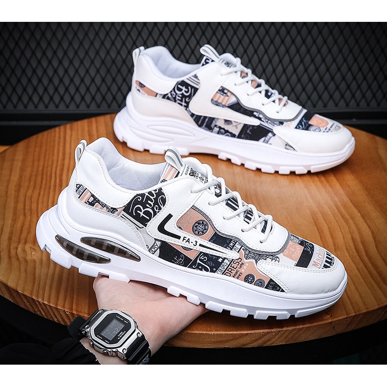 Giày sneaker nam FA-3 đế đệm khí siêu ngầu phong cách 2022