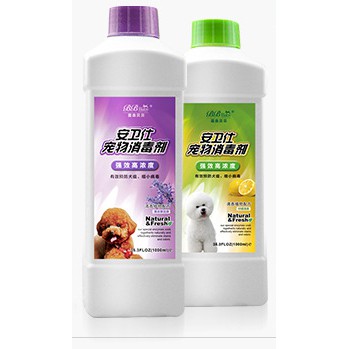 Dung Dịch Khử Trùng Khử Mùi Hôi Thú Cưng 1 Lít