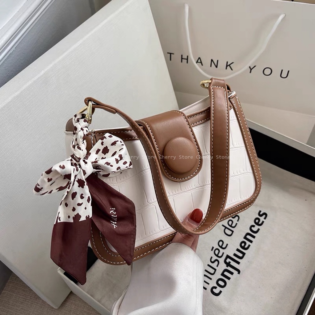 Túi xách nữ đeo vai đeo chéo thắt nơ cực xinh sang chảnh phong cách Hàn Quốc Katie Bag 11582