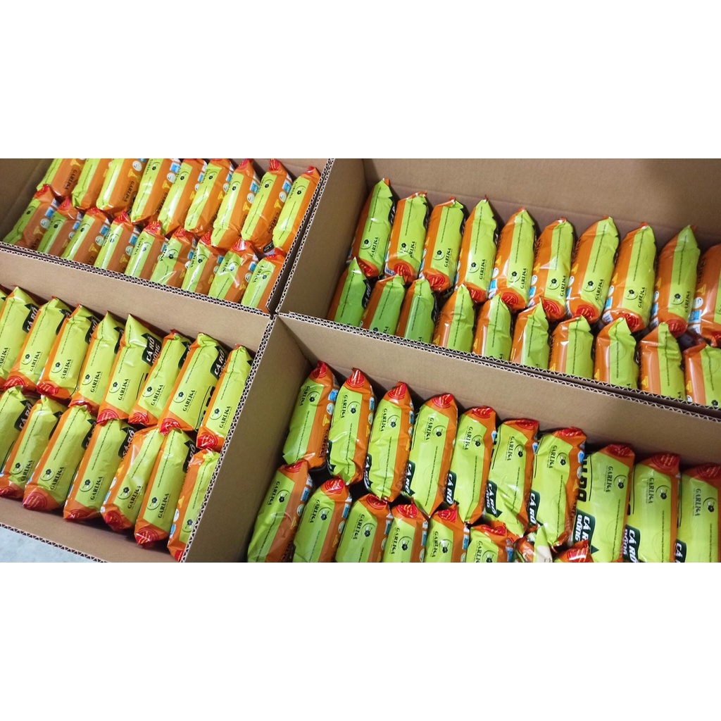 1 Thùng Bánh đa cá rô đồng ăn liền Garlica tiện dụng 110gr/gói  Hình ảnh chụp thật