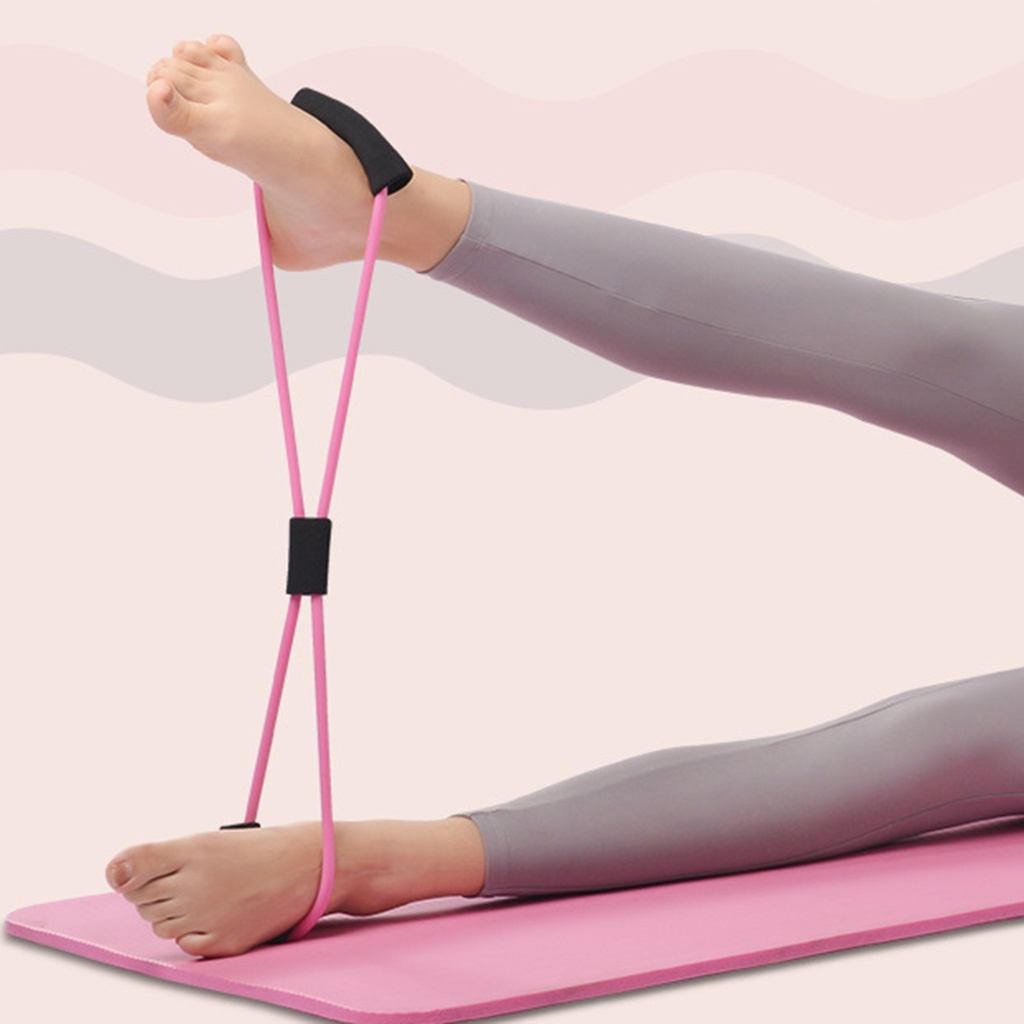 Dây đai kháng lực TPR tập lưng vai cổ tiện dụng cho gia đình
