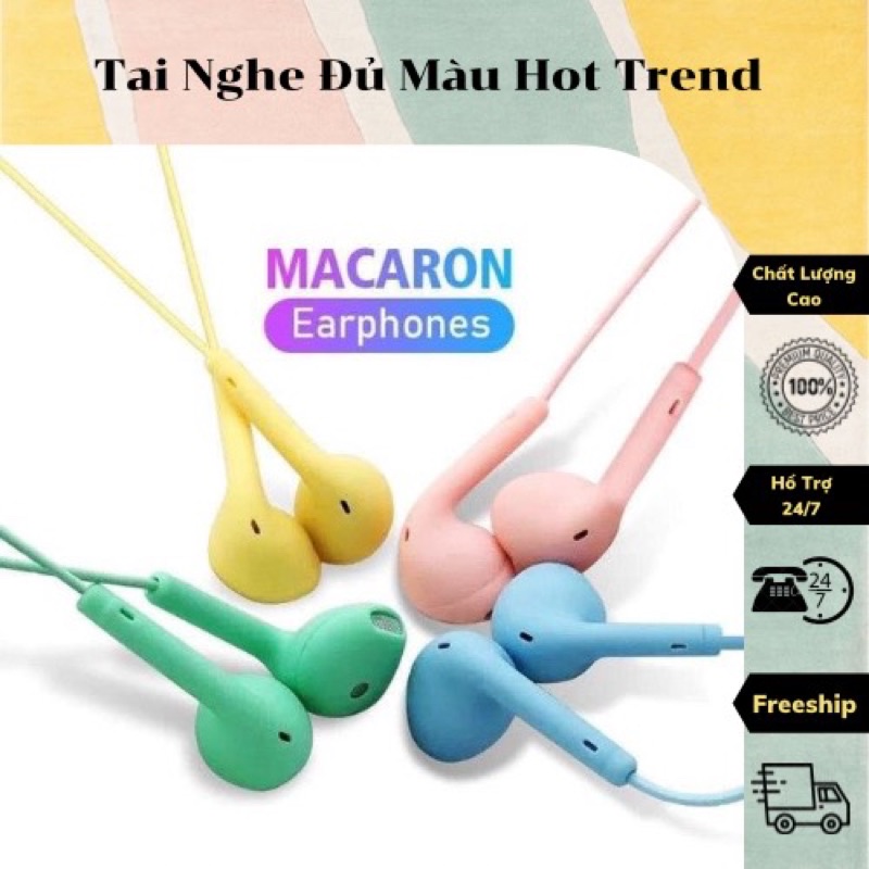 Tai nghe nhét tai U19 chống ồn tích hợp micro và giắc cắm 3.5mm cho điện thoại
