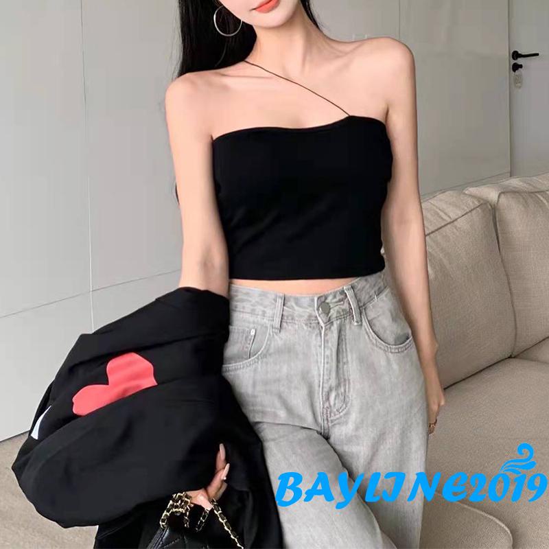 Áo ống thoáng khí màu sắc đơn giản dành cho nữ