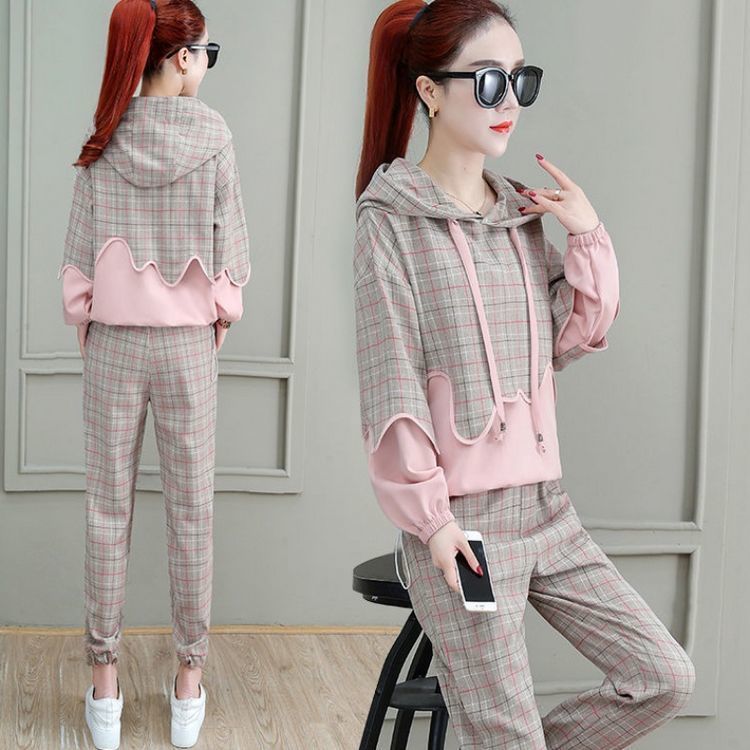 Bộ áo nỉ tay dài + quần dài kiểu dáng thời trang dành cho nữ 2020 | BigBuy360 - bigbuy360.vn