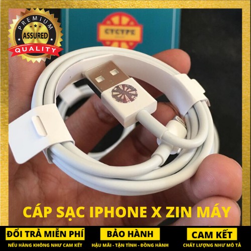 Cáp sạc zin IPhone XSMAX theo máy - Sử dụng được tất cả đời iPhone/IPad