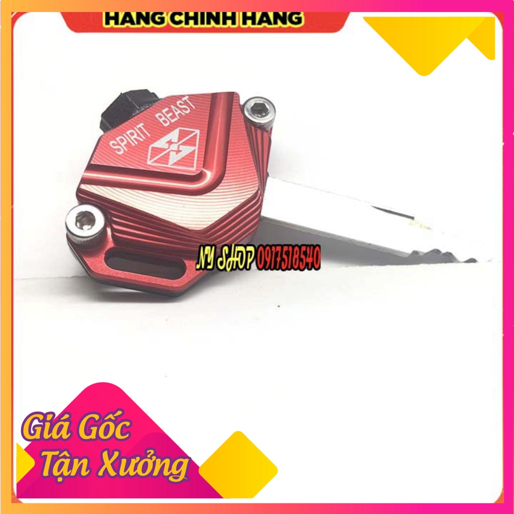 🥇 ỐP CHÌA KHÓA CNC CÁC DÒNG HONDA CHÍNH HÃNG SPIRIT BEAST 🥇 Mẫu L7 (Ảnh Sp thật)