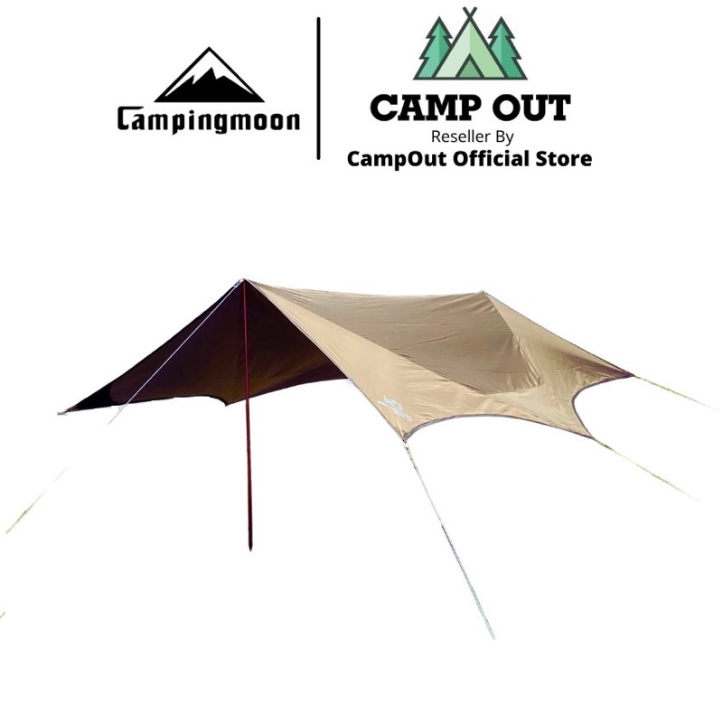 Bạt lều cắm trại campoutvn tăng bạt North peak che mai che mưa lều Nod Hexa Tarp campout A135