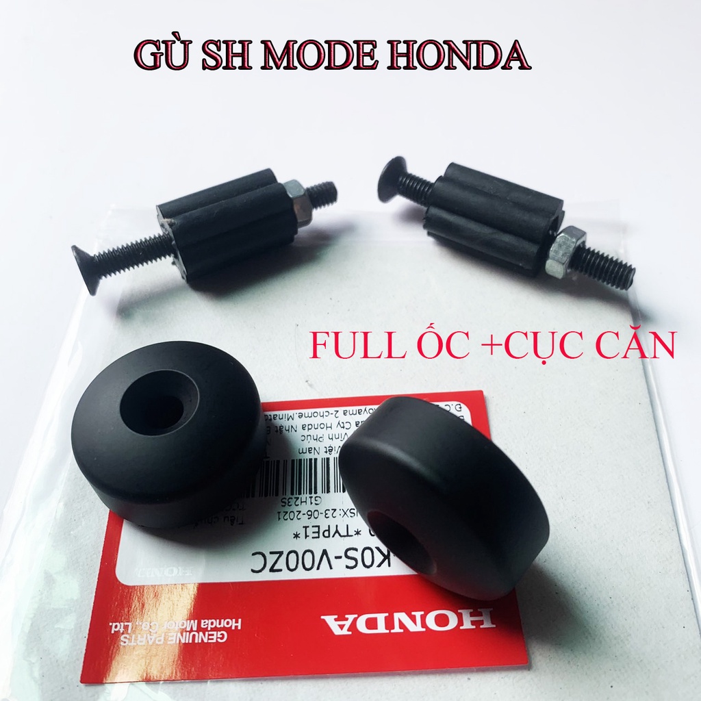 Đôi Gù SH Mode Đen Honda Chính Hãng Full phụ Kiện ốc và cục căn gắn cho nhiều loại xe